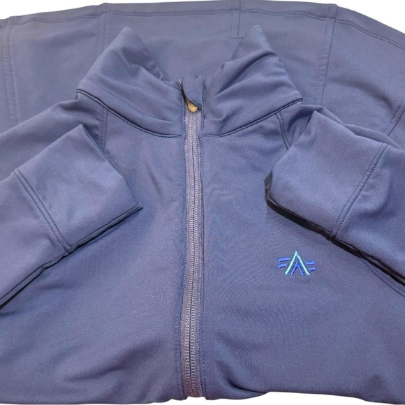Peter Millar Women’s Stretch Performance Double Zip Navy Jacket UPF 50+ | XS - Picture 7 of 10